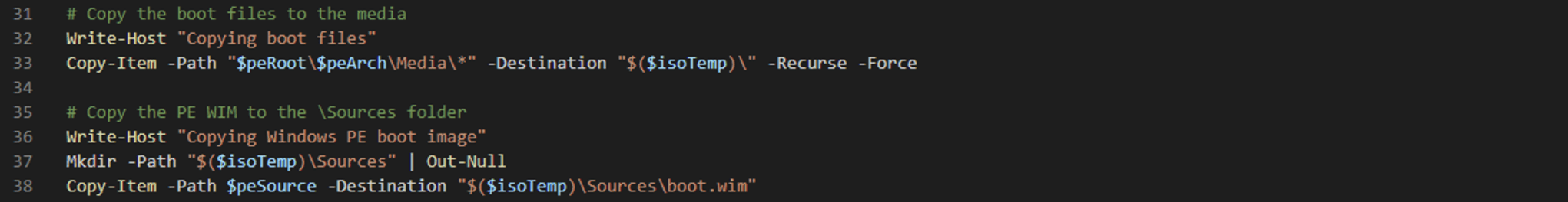 Booting your own Windows PE image – Out of Office Hours