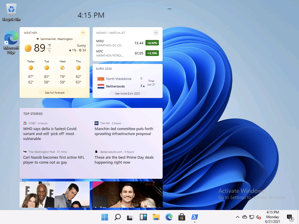 More on Windows 11&nbsp;widgets