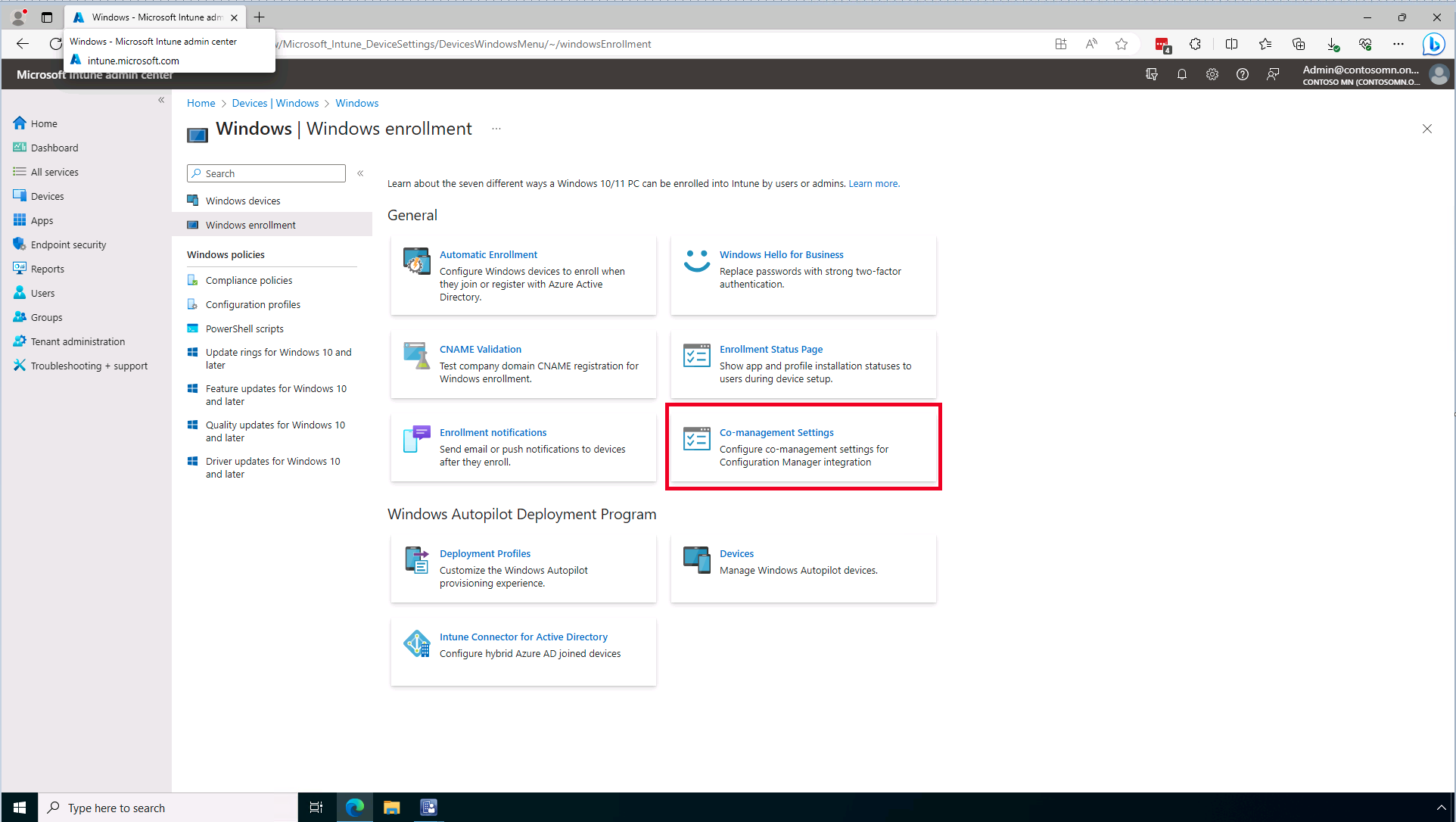 Run an SCCM task sequence during Autopilot – Out of Office Hours
