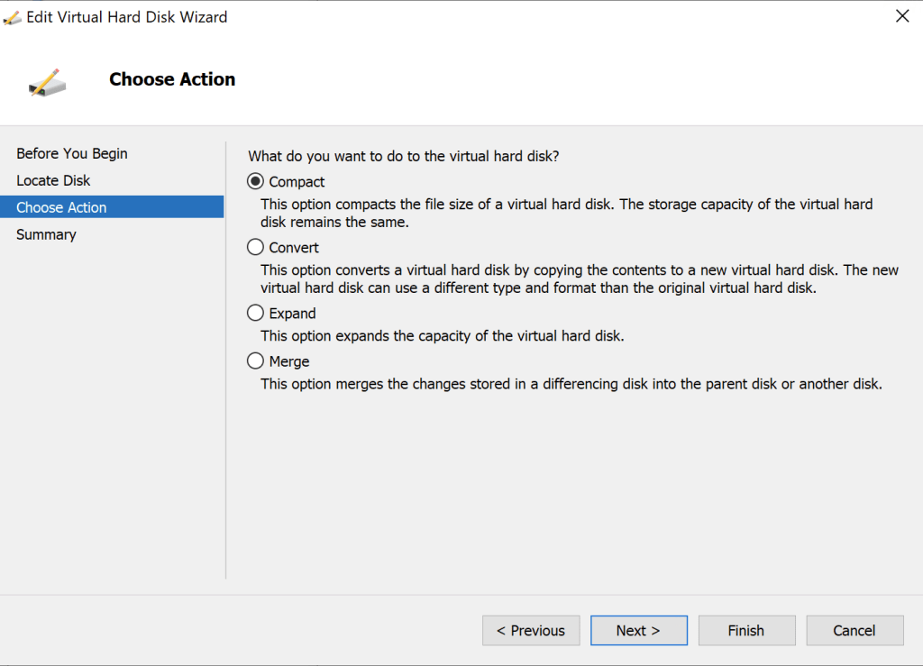 Compact a Hyper-V VHDX from a Linux&nbsp;VM