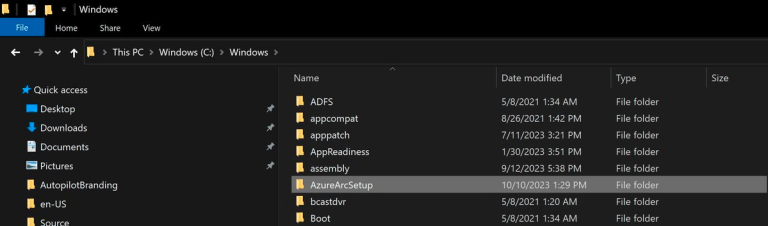 Remove the Azure Arc Setup “feature” installed on Windows Server 2022 ...