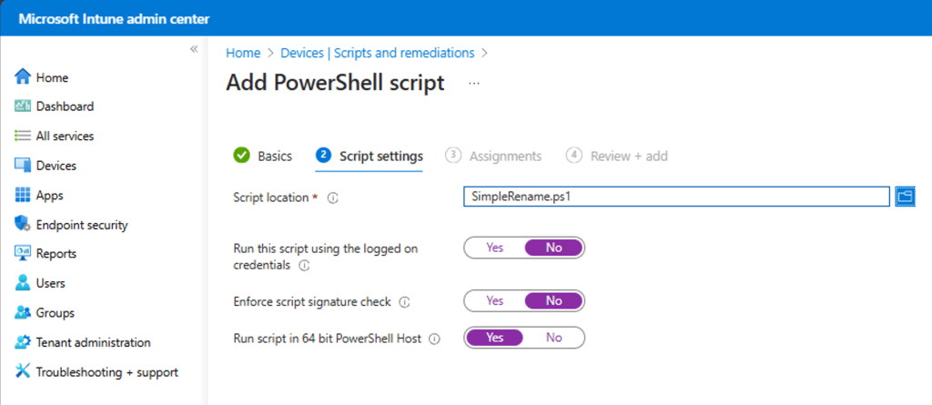 Setting the computer name with&nbsp;APv2