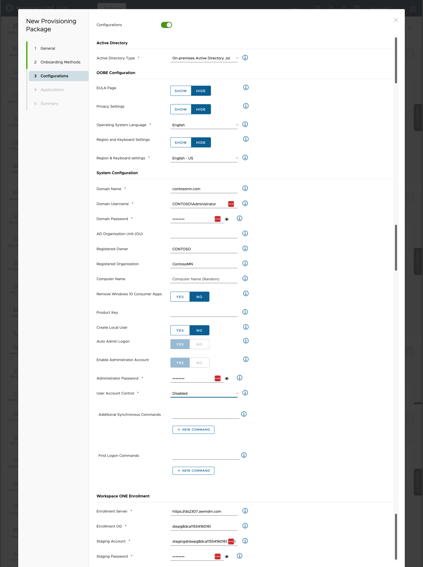 Windows Post Provisioning Icon Windows device provisioning with Workspace ONE, part 4: Other ...
