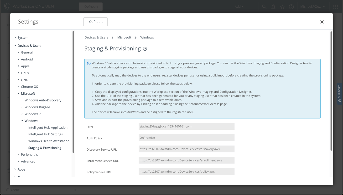 Windows Post Provisioning Icon Windows device provisioning with Workspace ONE, part 4: Other ...
