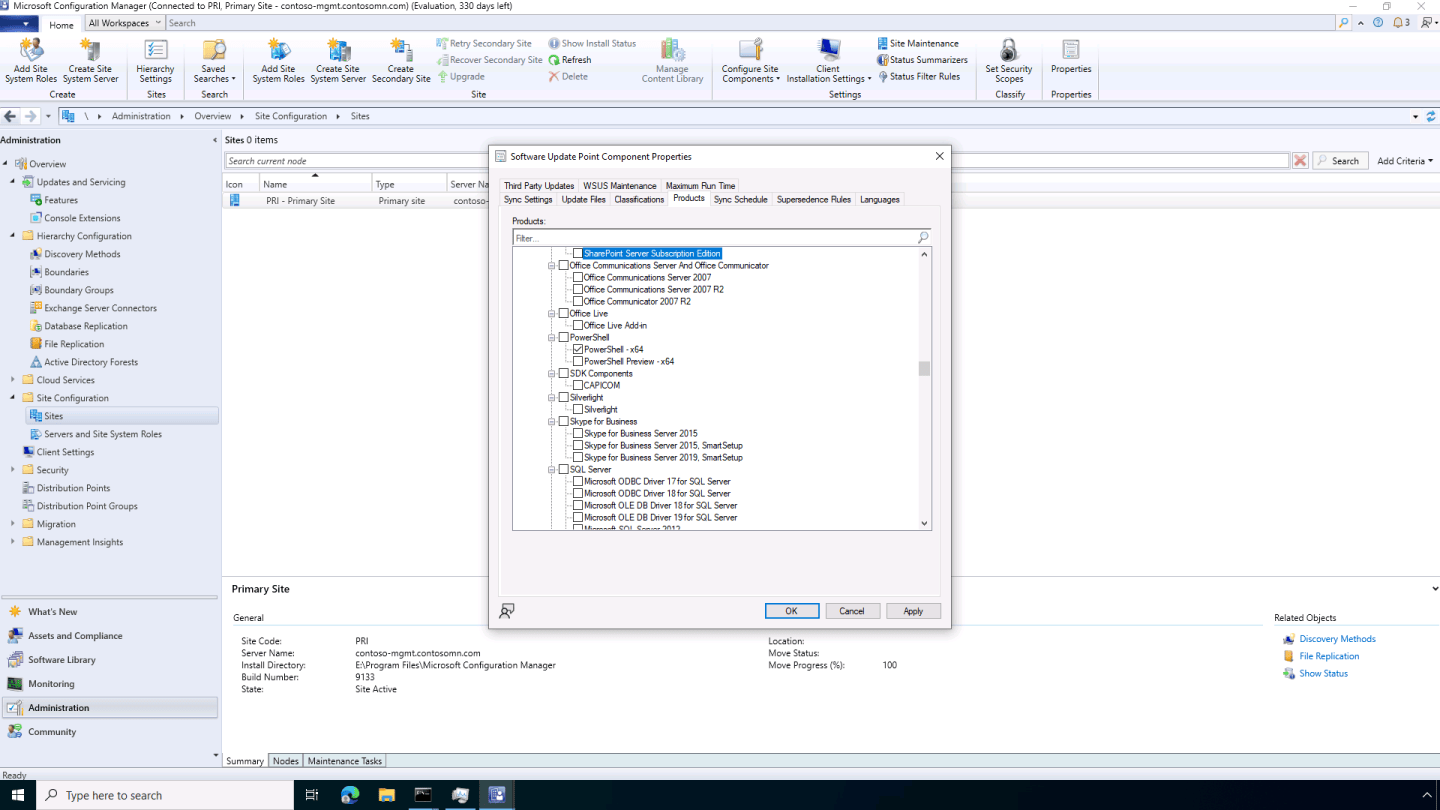 Automatically update PowerShell 7.4 with WSUS or SCCM – Out of Office Hours