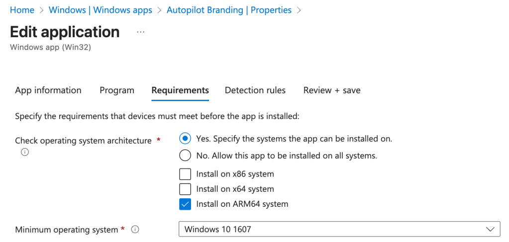 ARM64 on Intune apps,&nbsp;finally…