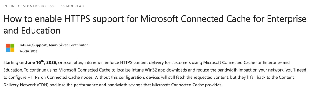 Delivery Optimization downloads are changing, is your MCC&nbsp;ready?