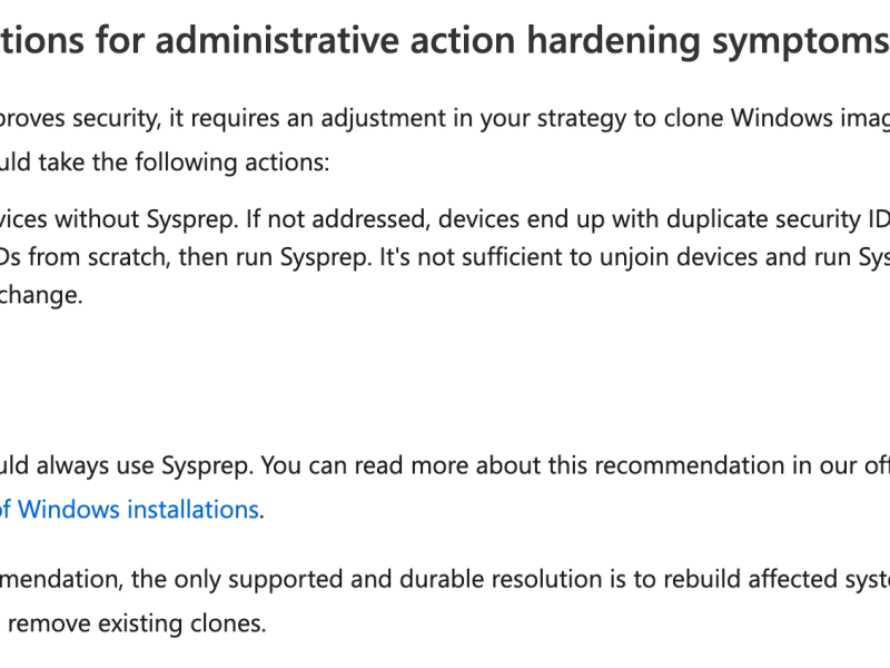 To sysprep or not to sysprep, why are we still having this&nbsp;conversation?